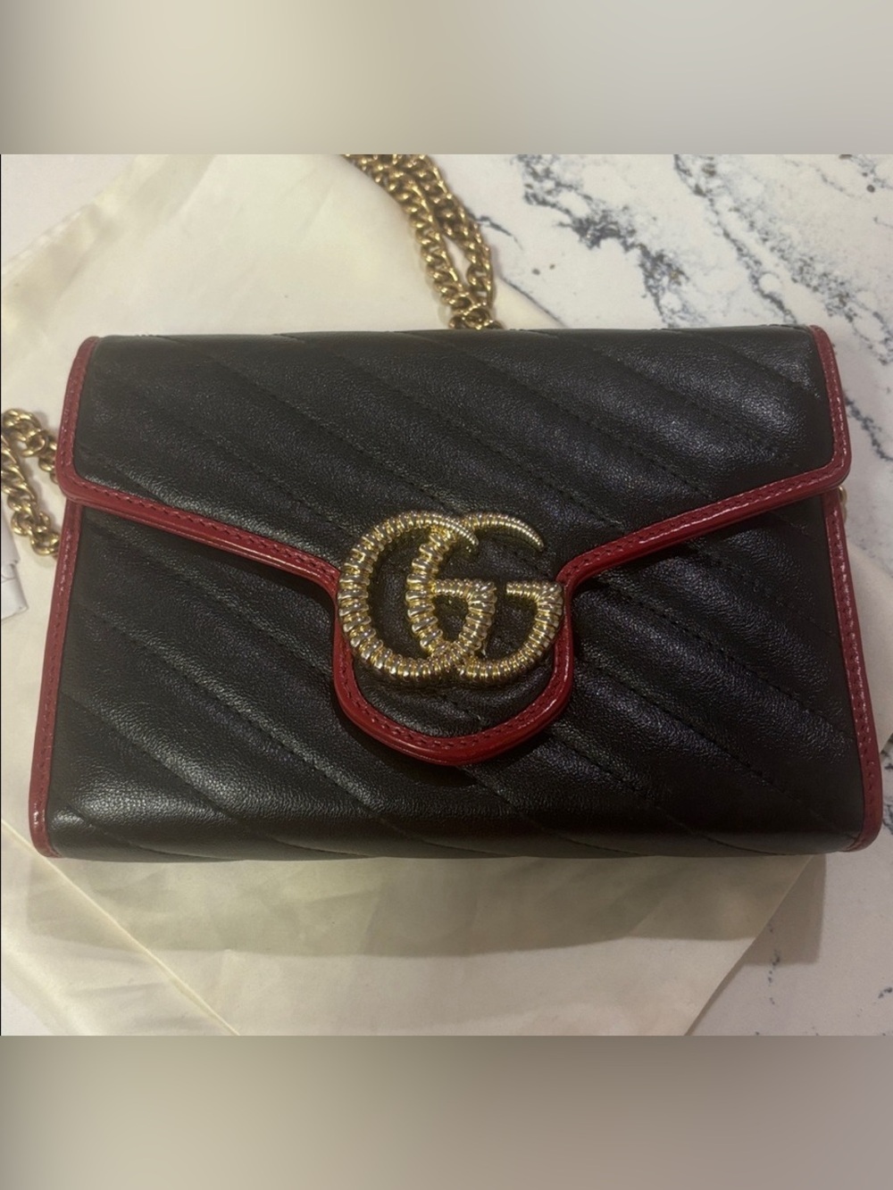 Gucci Leather Crossbody Bag